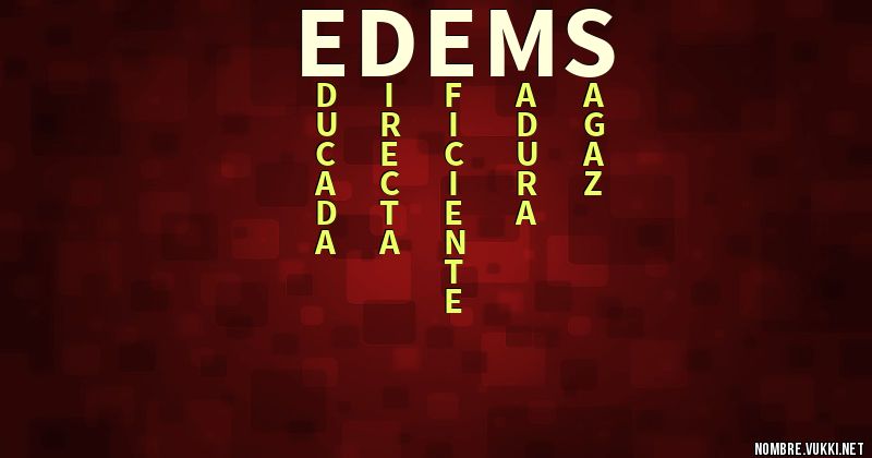 Acróstico edems