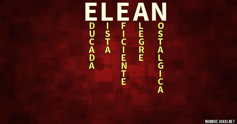 Acróstico elean