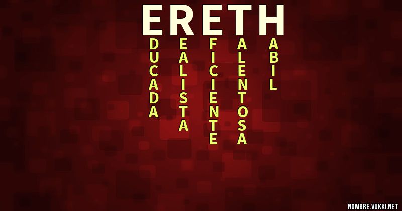 Acróstico ereth