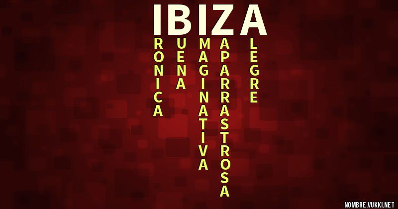 Acróstico ibiza
