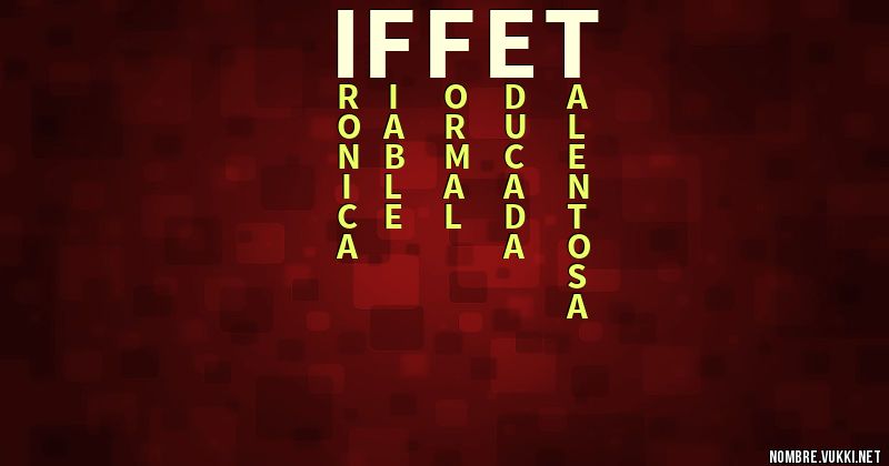 Acróstico iffet