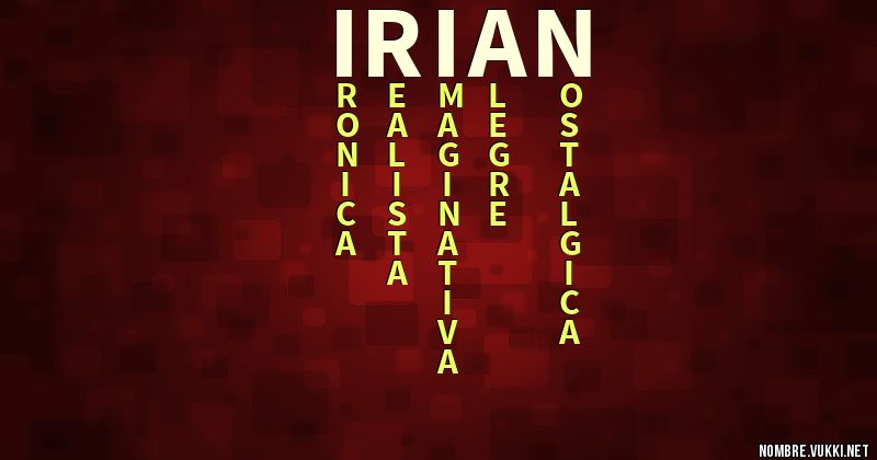 Acróstico irian