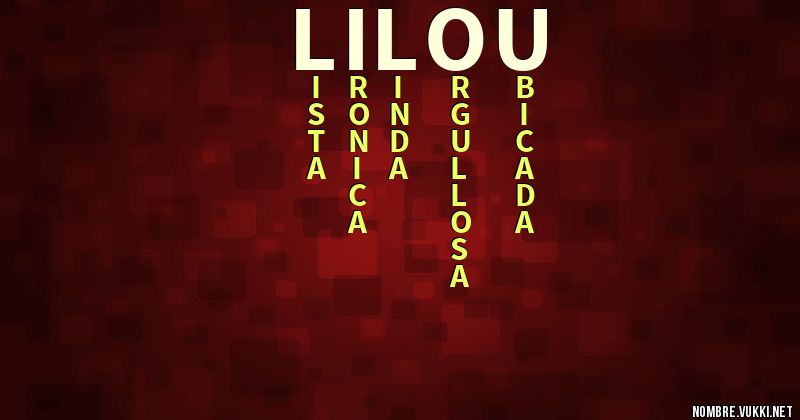 Acróstico lilou