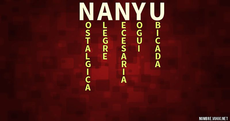 Acróstico nanyu