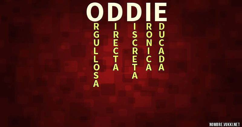 Acróstico oddie