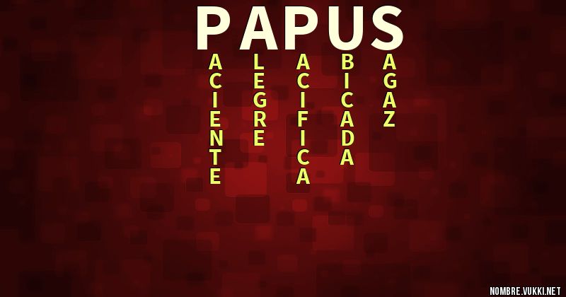Acróstico papus
