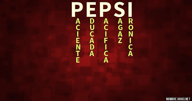 Acróstico pepsi