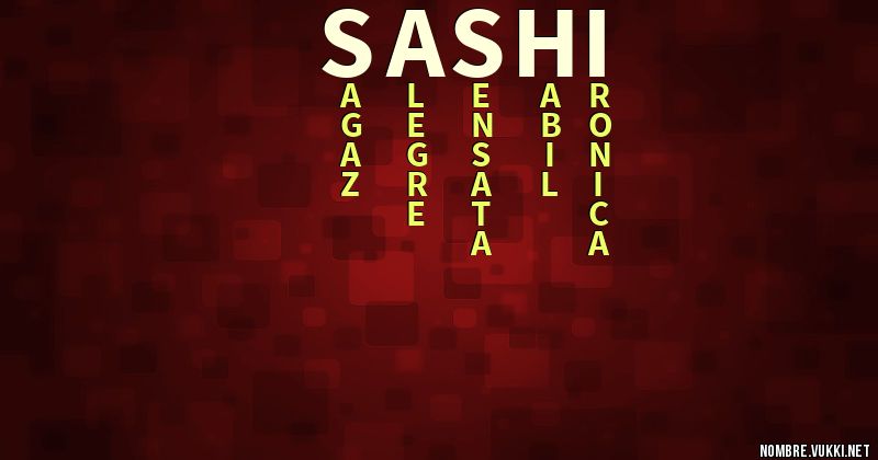 Acróstico sashi