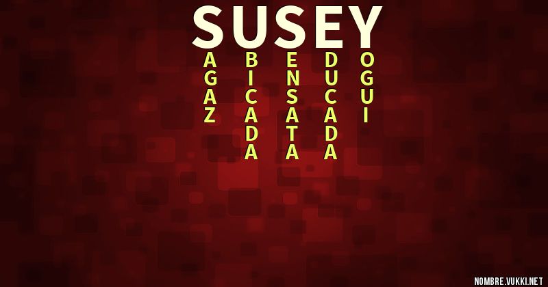 Acróstico susey