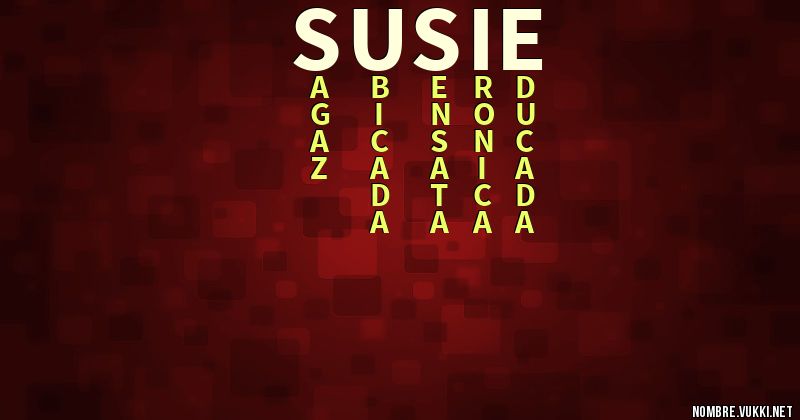 Acróstico susie