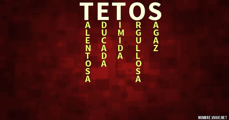 Acróstico tetos