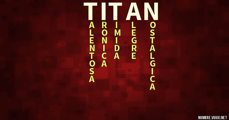 Acróstico titan