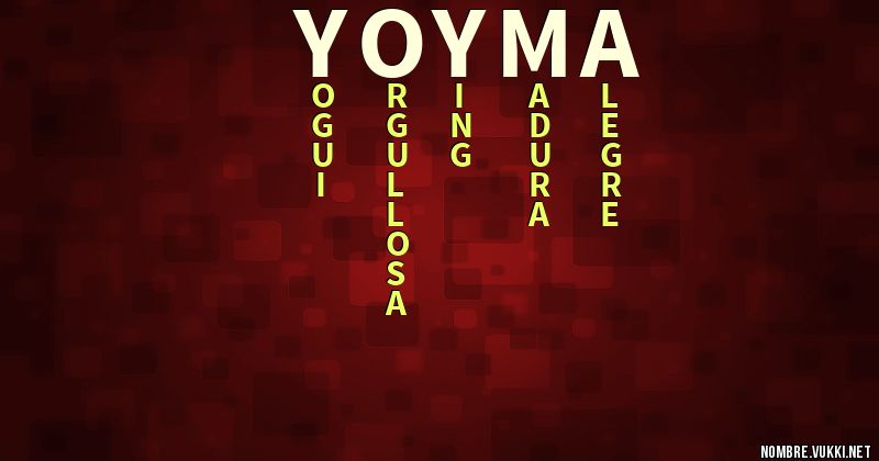 Acróstico yoyma