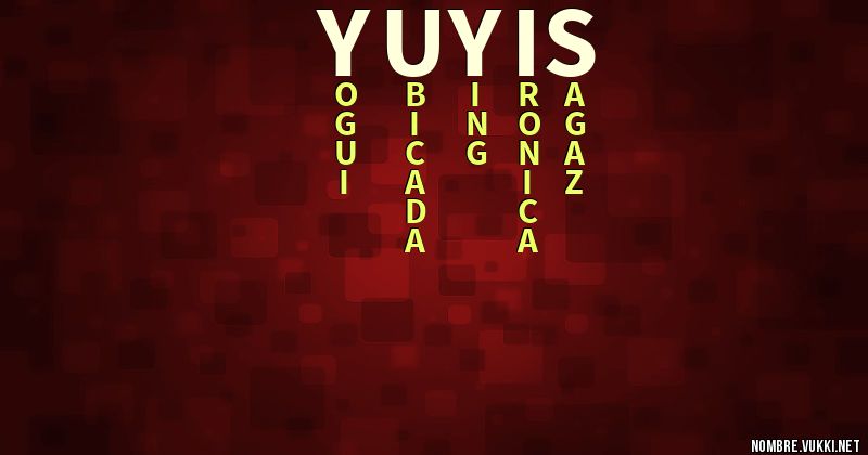 Acróstico yuyis