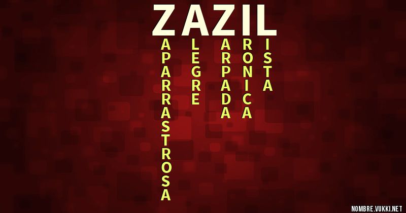 Acróstico zazil