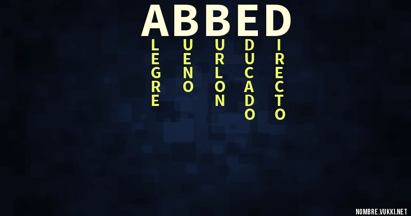 Acróstico abbed