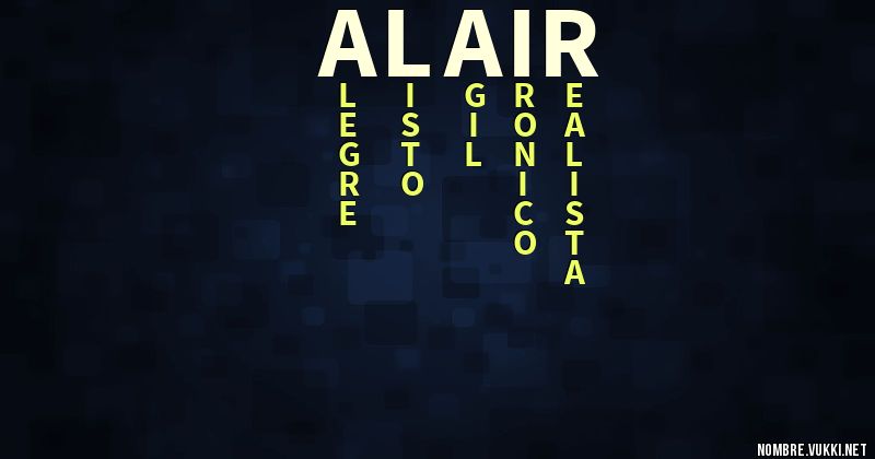 Acróstico alair