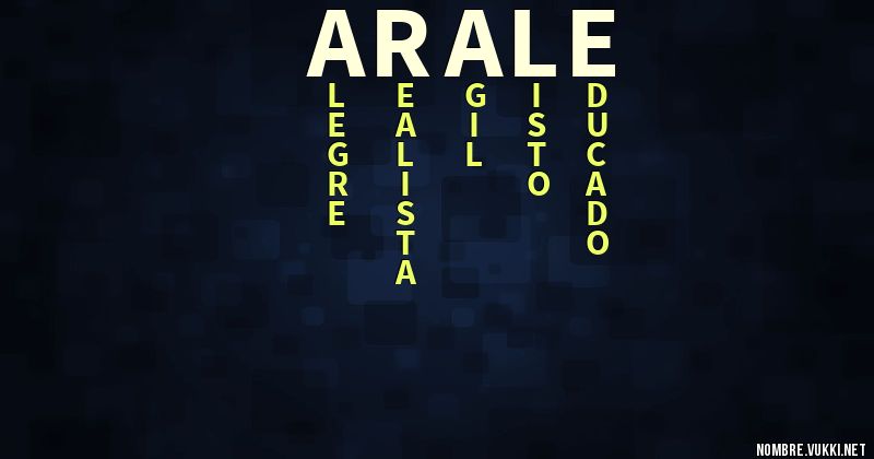 Acróstico arale