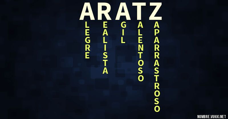 Acróstico aratz