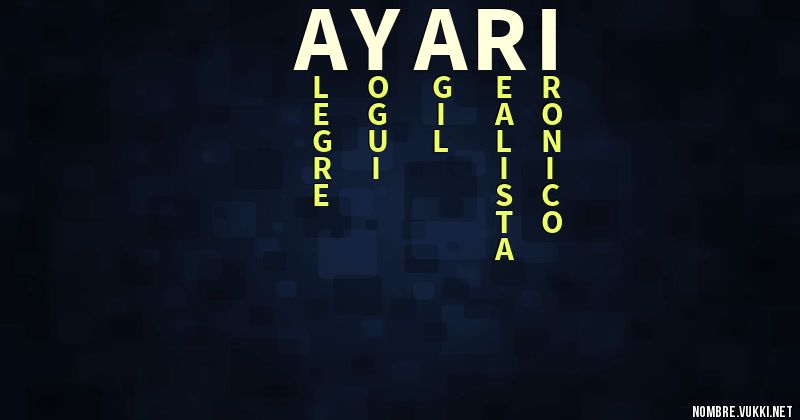 Acróstico ayari