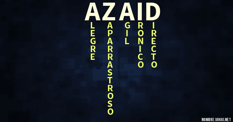 Acróstico azaid