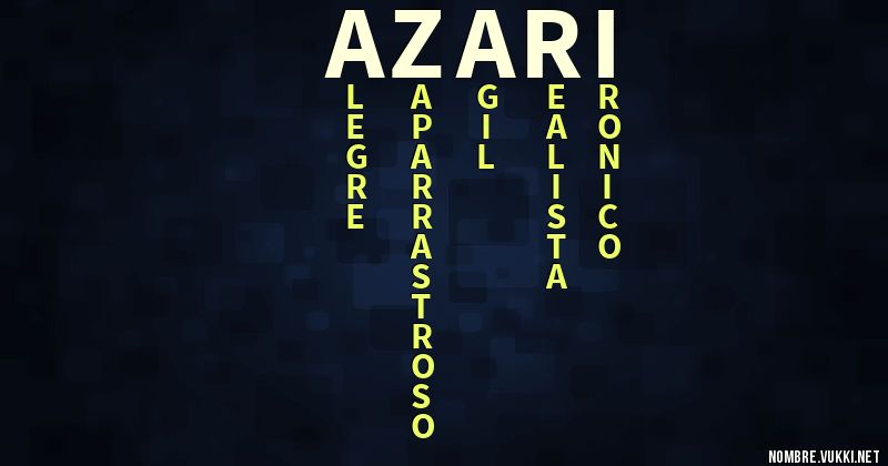 Qué significa azari