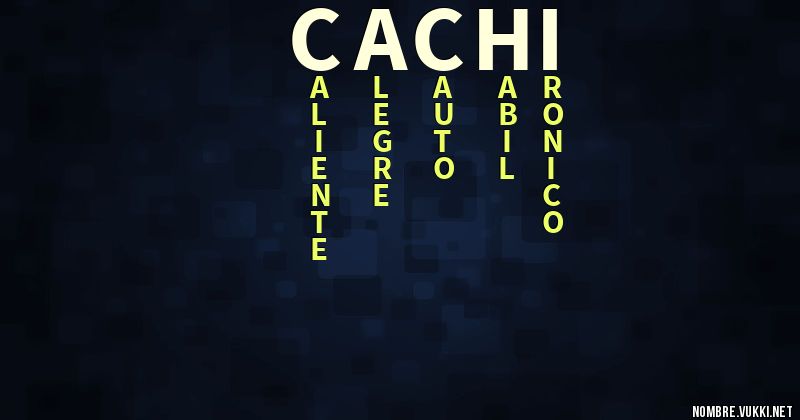 Acróstico cachi