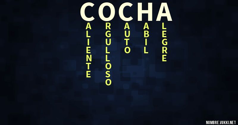 Acróstico cocha