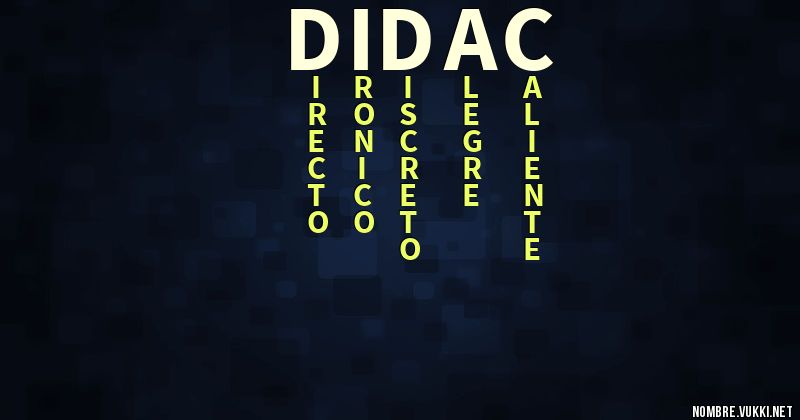 Acróstico didac