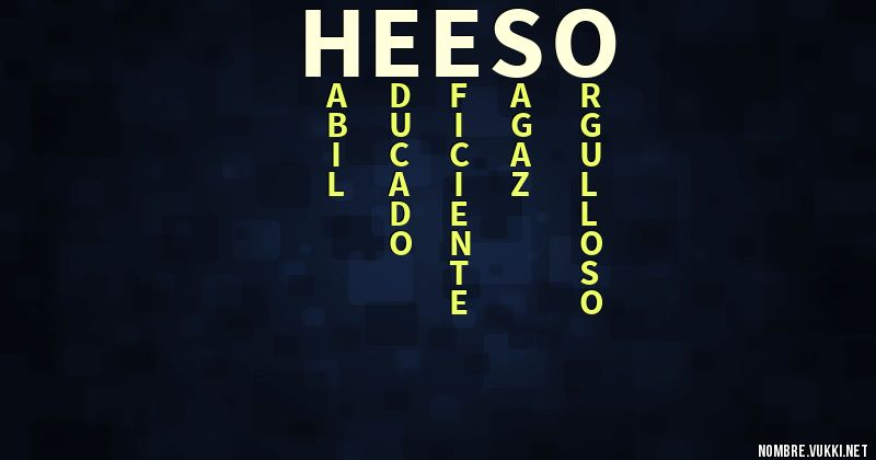 Acróstico heeso