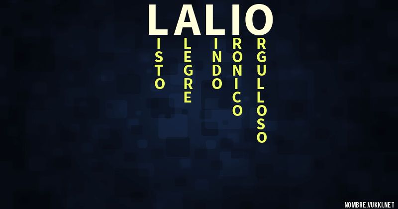 Acróstico lalio