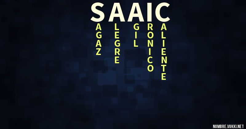 Acróstico saaic