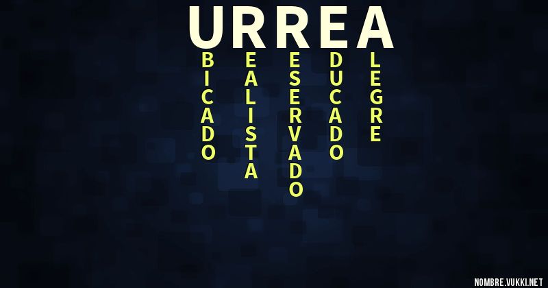 Acróstico urrea