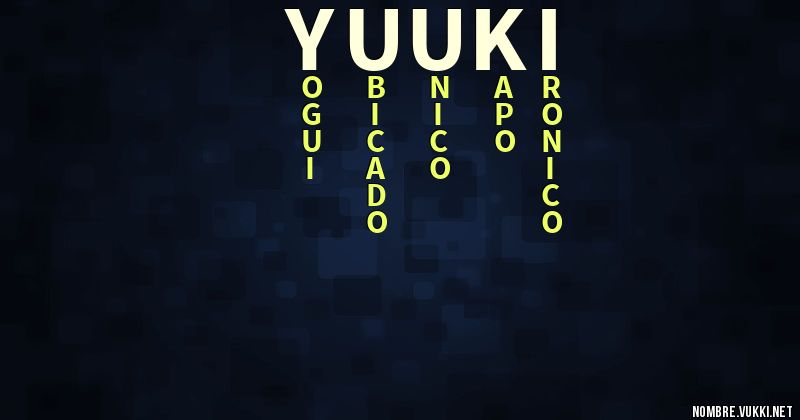 Acróstico yuuki