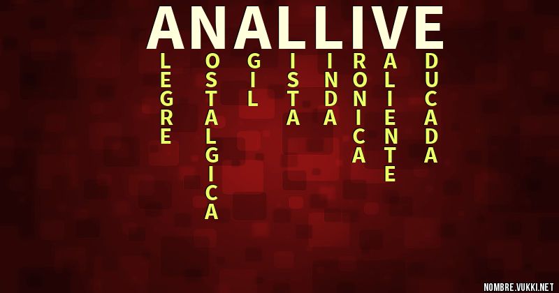 Acróstico anallive