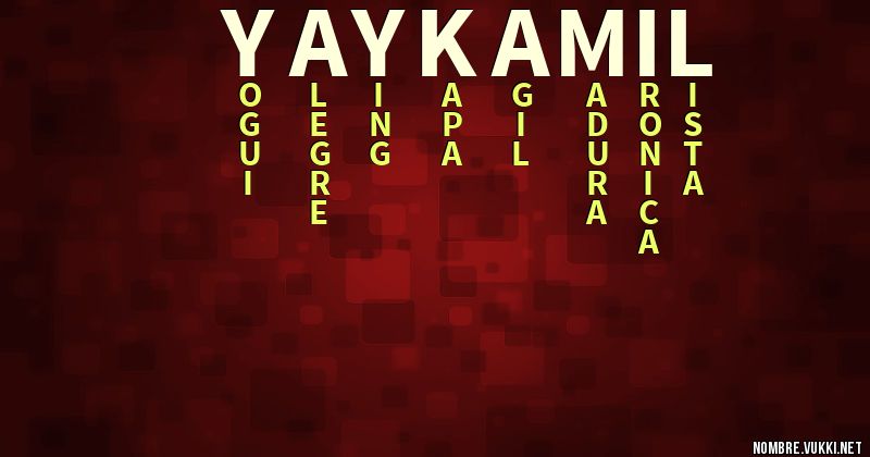 Acróstico yay kamil