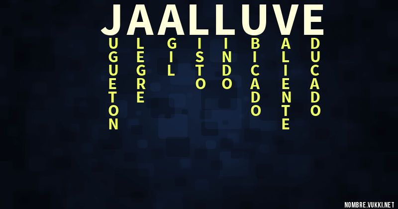 Acróstico jaalluve