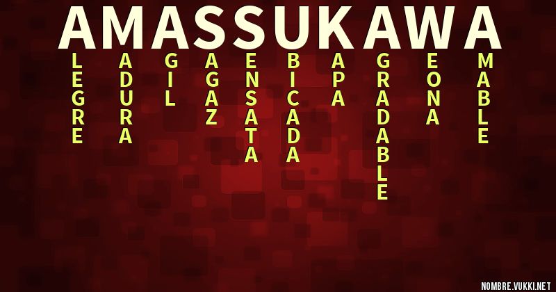 Acróstico amassukawa