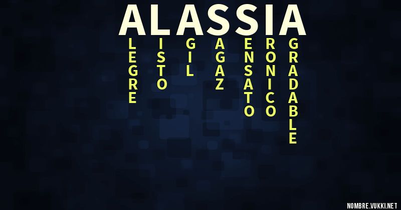 Acróstico alassia