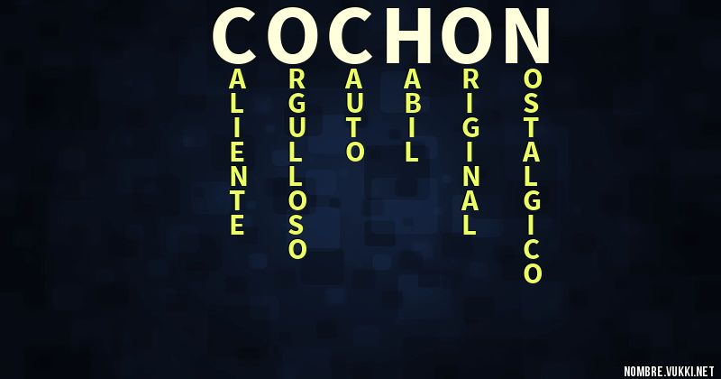 Acróstico cochon