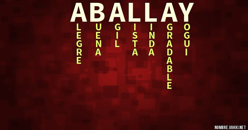 Acróstico aballay