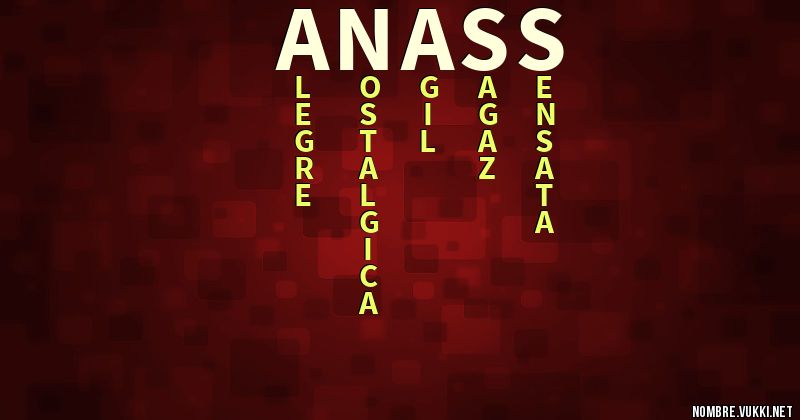 Acróstico anass