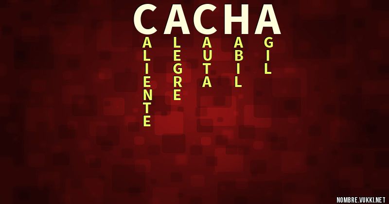 Acróstico cacha