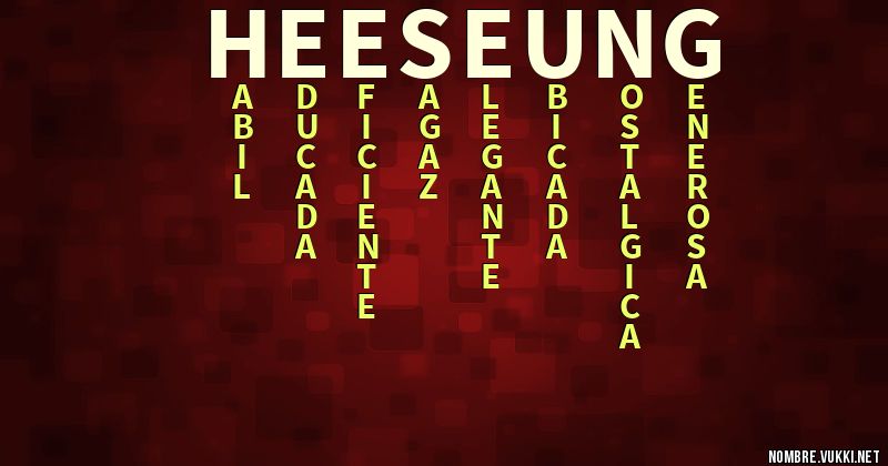 Qué significa heeseung