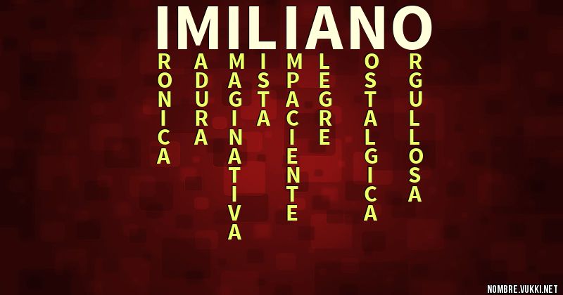 Acróstico imiliano