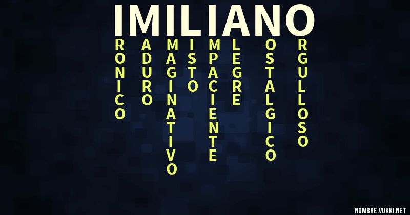 Acróstico imiliano