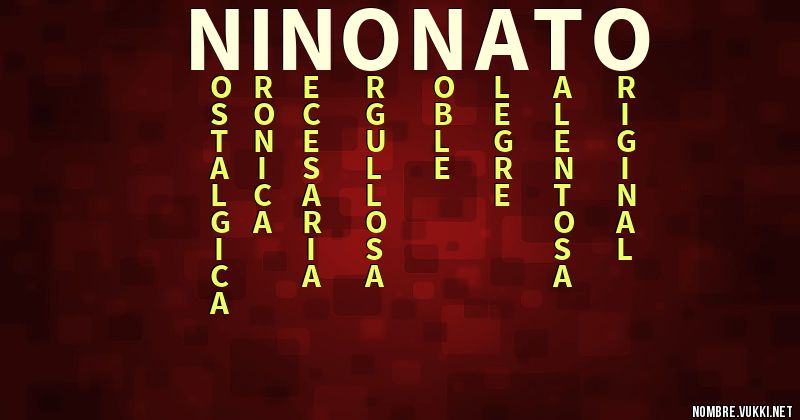Acróstico niño ñato