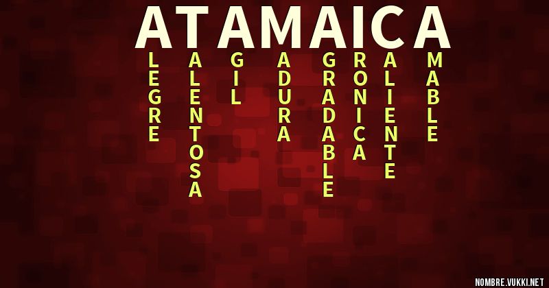 Acróstico atamaica