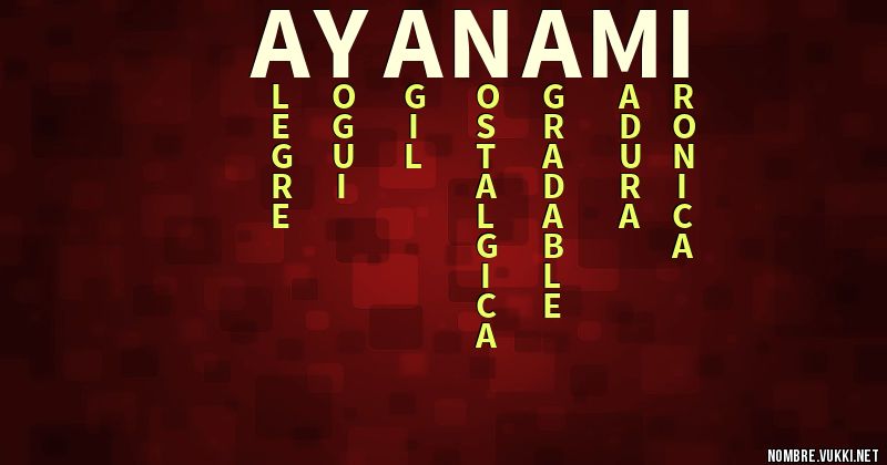 Acróstico ayanami