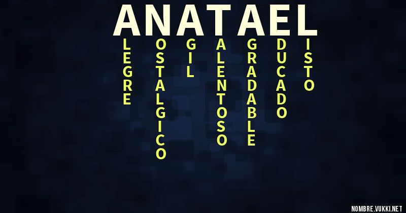 Acróstico anatael